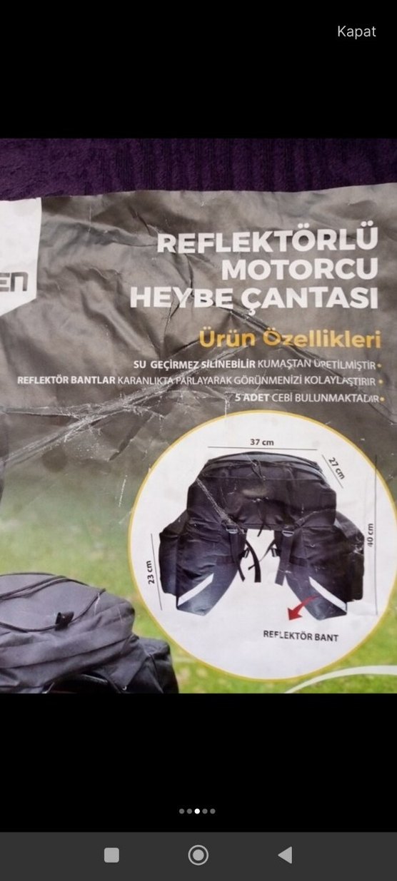 motosiklet heybesi - Görsel 3