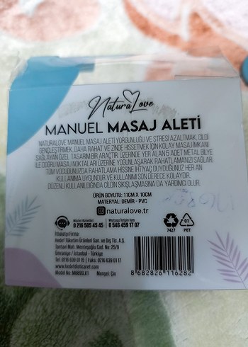 Turkuaz Manuel Masaj Aleti - Görsel 4