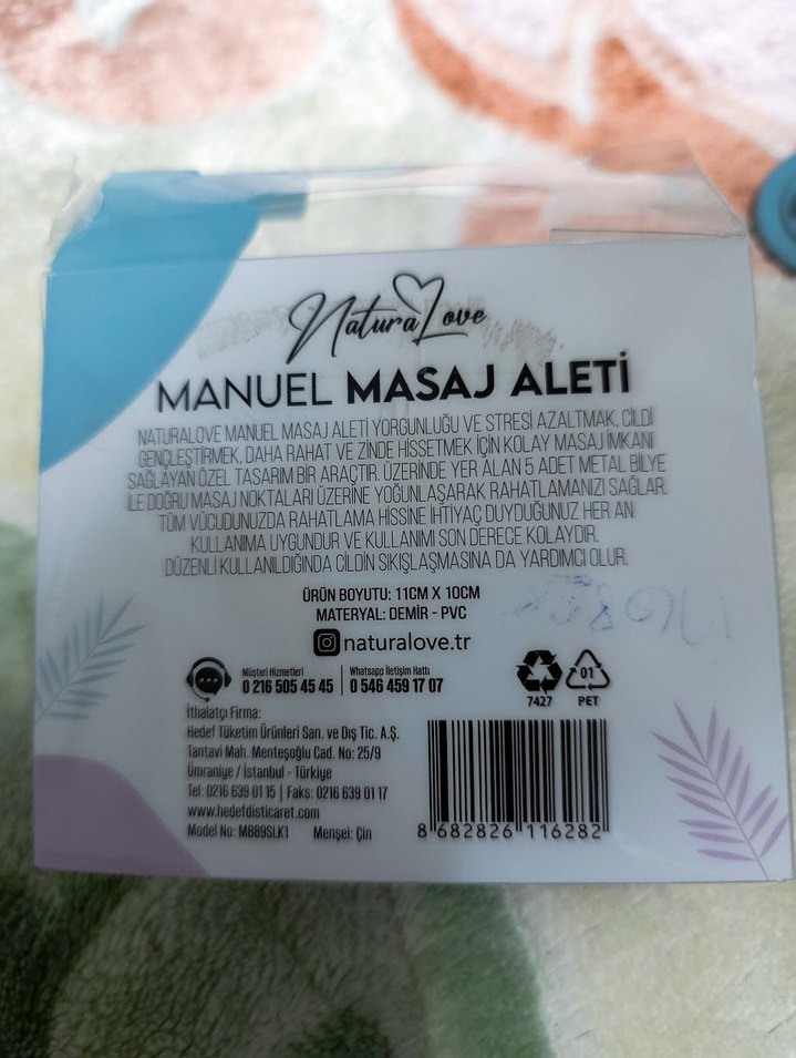 Turkuaz Manuel Masaj Aleti - Görsel 4