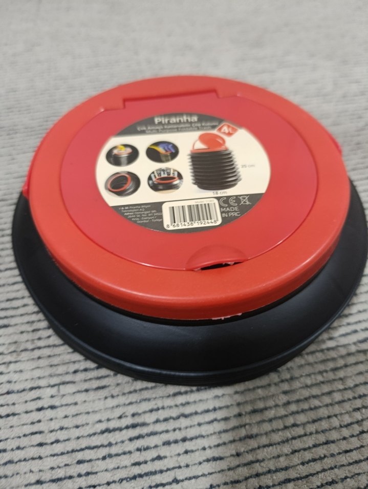 Kırmızı Katlanabilir kova - Görsel 4