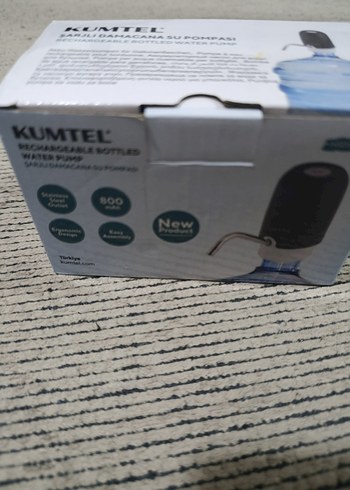 Kumtel Siyah Şarjlı Su Pompası - Görsel 2
