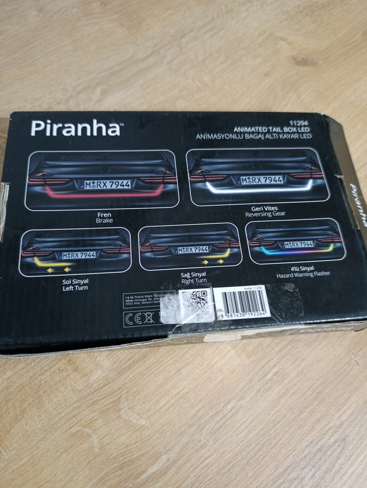 Piranha Animasyonlu 72 LED Bagaj Altı Kayar - Görsel 3