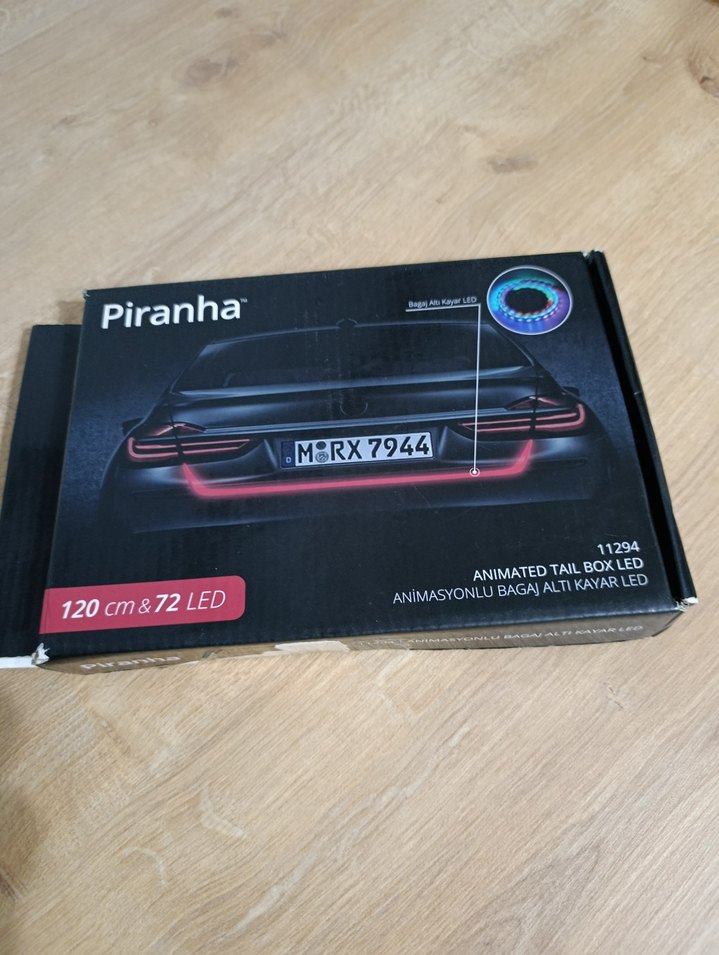 Piranha Animasyonlu 72 LED Bagaj Altı Kayar - Görsel 5