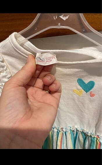 3-6 Ay Beden Mammaramma kız bebek elbise