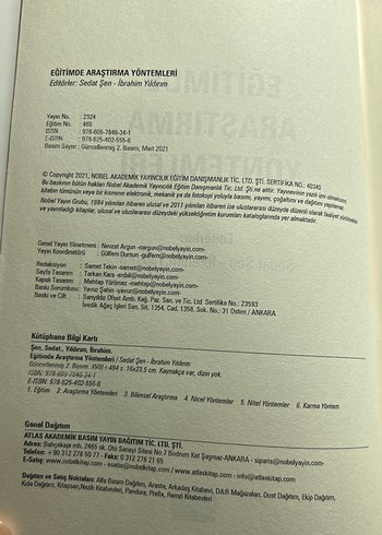 Eğitimde Araştırma Yöntemleri 2. Baskı Kitap - Görsel 2