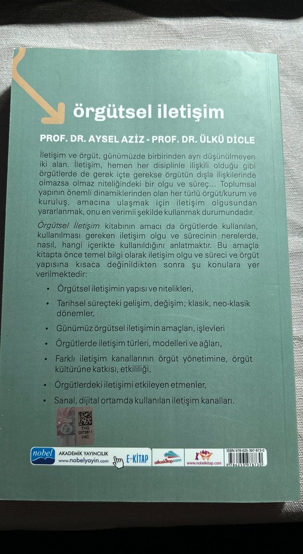 Örgütsel İletişim - Güncellenmiş 3. Basım - Görsel 2