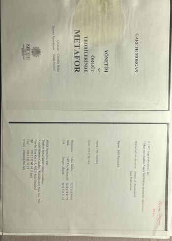 Gareth Morgan Yönetim ve Örgüt Teorilerinde Metafor Kitabı - Görsel 3