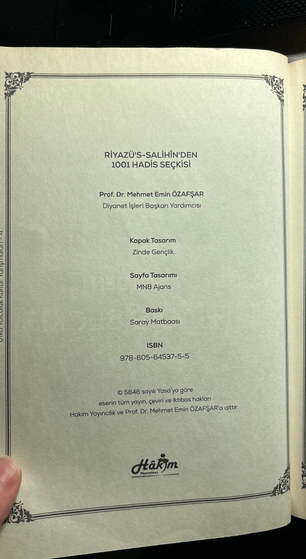 Riyazüs-Salihin'den 1001 Hadis Seçkisi Kitabı - Görsel 2