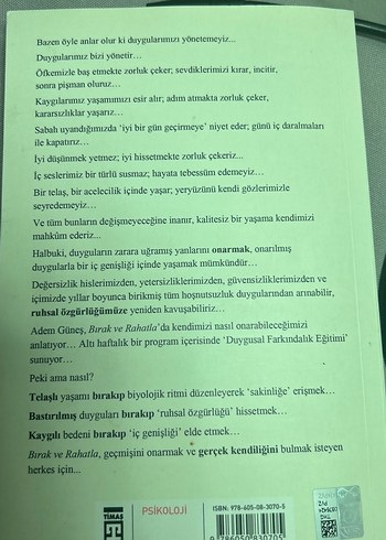 Bırak ve Rahatla - Kendi Kendine Terapi Kitabı - Görsel 2