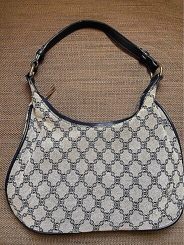 Mango vintage görünümlü desenli çanta