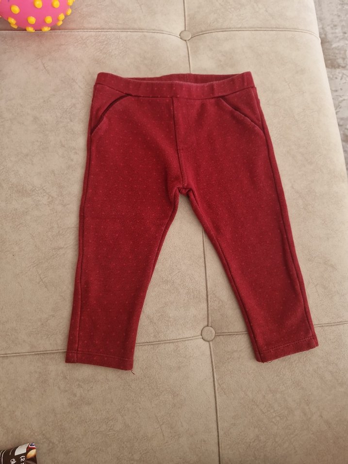 Kız Çocuk zara Kırmızı Tayt - Görsel 3