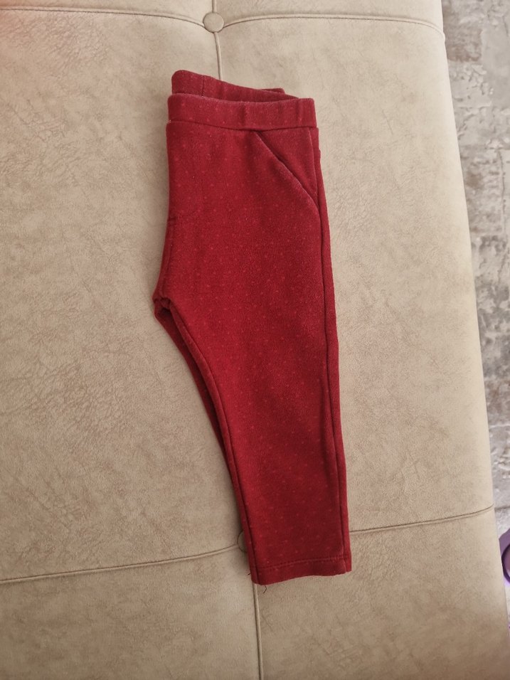 Kız Çocuk zara Kırmızı Tayt - Görsel 4