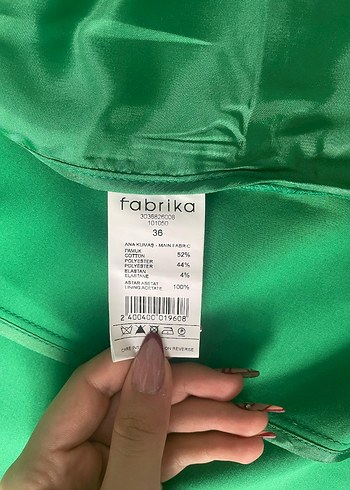 36 Beden Fabrika Yeşil Kadın Blazer Ceket