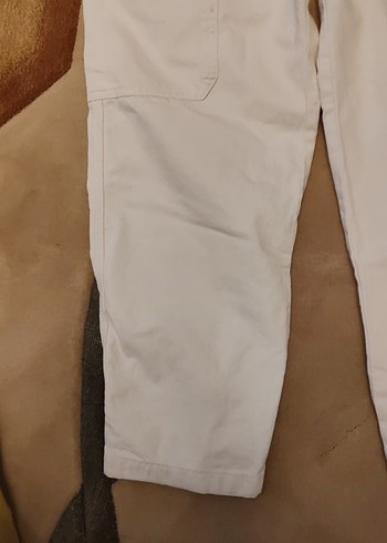 Beyaz Kadın Uzun Kollu Tulum - Görsel 7