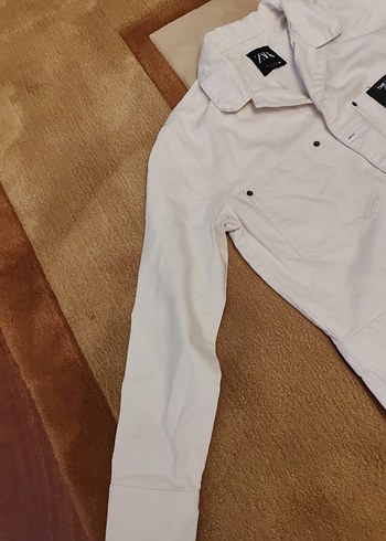 Beyaz Kadın Uzun Kollu Tulum - Görsel 8