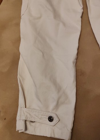 Beyaz Kadın Uzun Kollu Tulum - Görsel 15