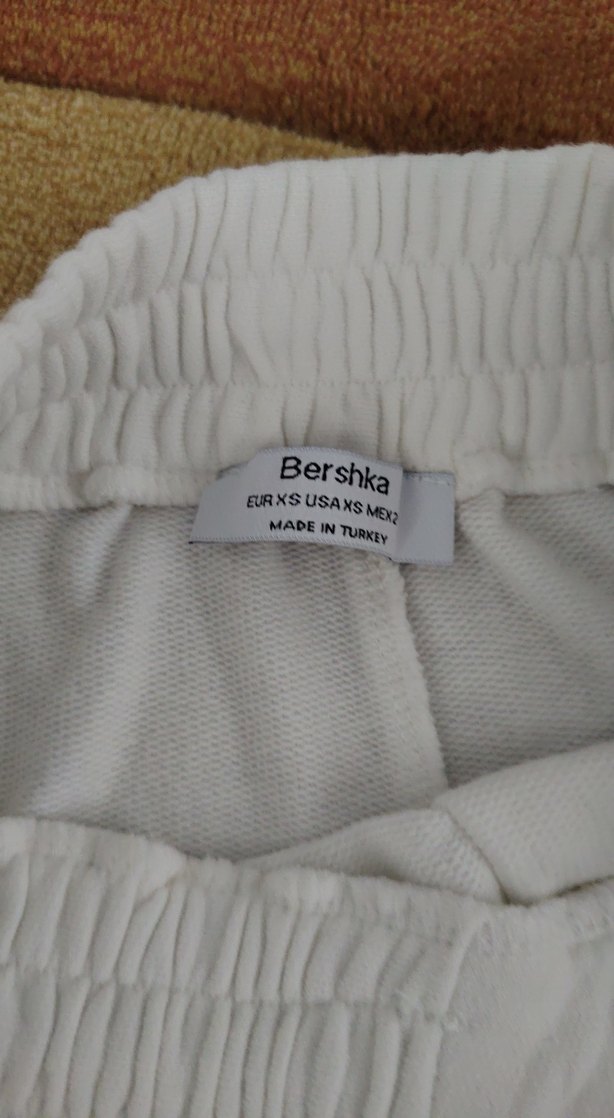 Beyaz Baskılı kadınSpor Eşofman Altı - Görsel 3