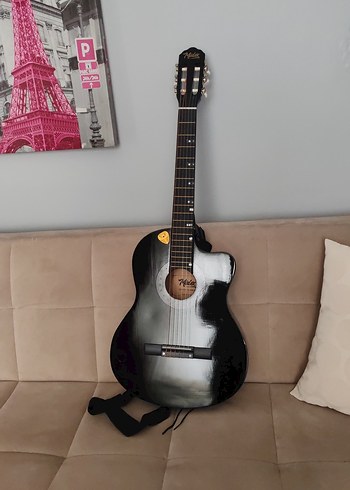 Siyah Klasik Gitar - Görsel 2