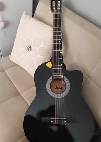 Siyah Klasik Gitar - Görsel 10