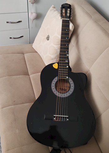 Siyah Klasik Gitar - Görsel 5