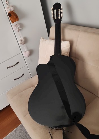Siyah Klasik Gitar - Görsel 7