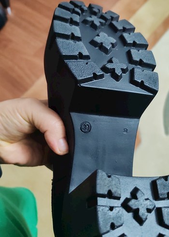 Siyah Platform Topuklu Kadın Botları - Görsel 7