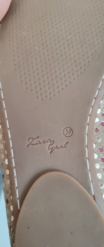 38 Beden camel Renk Yazlık babet tertemiz