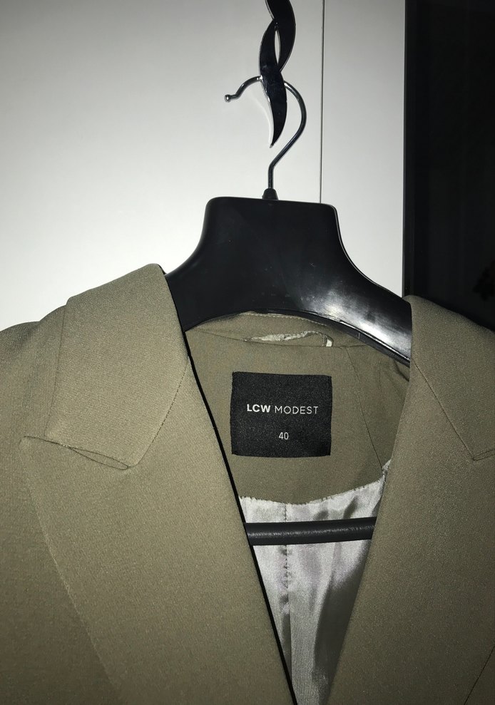 Kadın Haki Blazer Ceket - Görsel 2