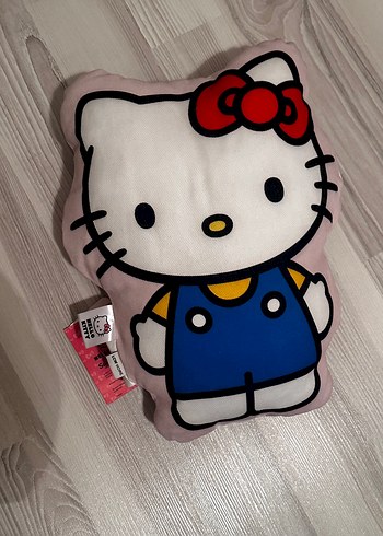 Beden Renkli Hello Kitty Peluş dolgulu kırlent yastık