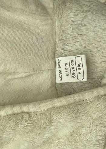 LC Waikiki Kapüşonlu ceket Beyaz Erkek bebek