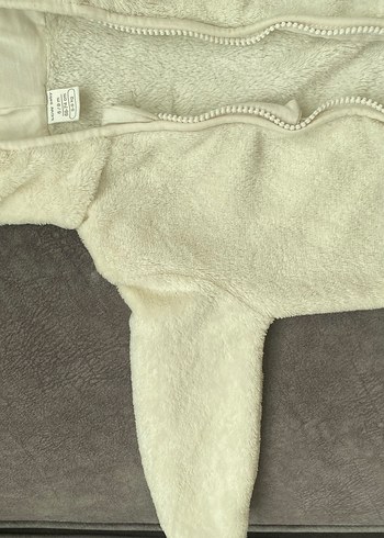 Kapüşonlu  ceket Beyaz Erkek bebek - Görsel 4