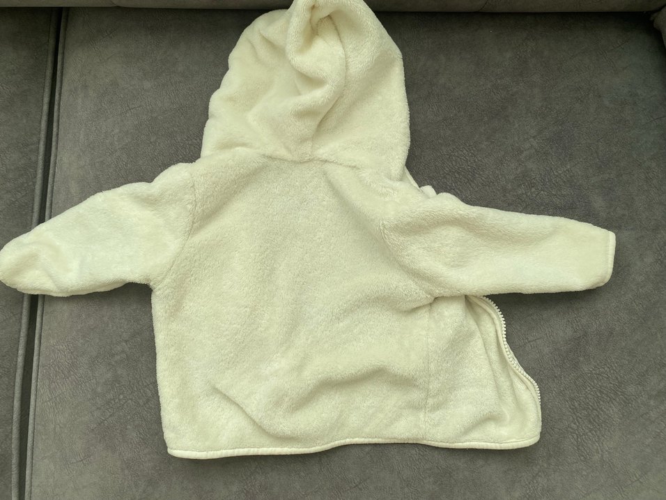 Kapüşonlu  ceket Beyaz Erkek bebek - Görsel 5