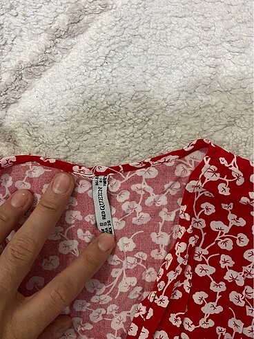 Kırmızı yazlık elbise - Görsel 6