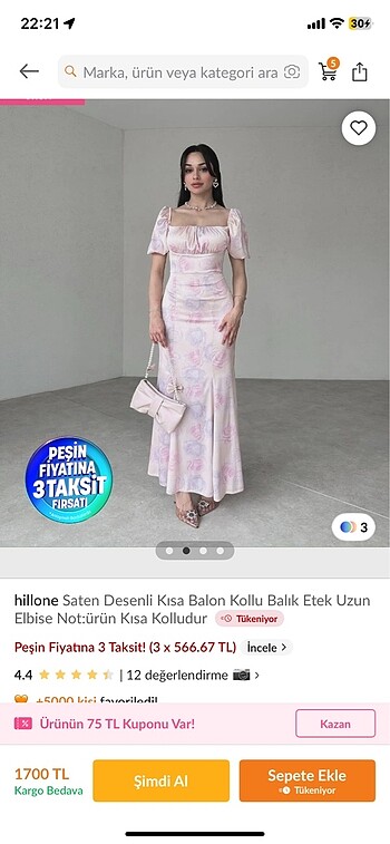 m Beden pembe Renk Saten elbise