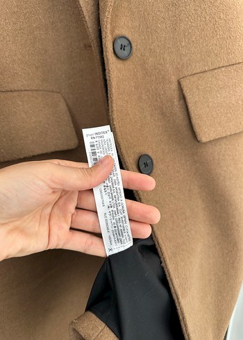 s Beden camel Renk ZARA Camel Rengi Klasik Kaban