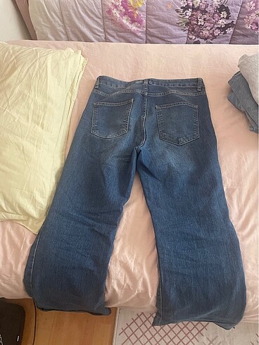 42 Beden İspanyol paça jeans