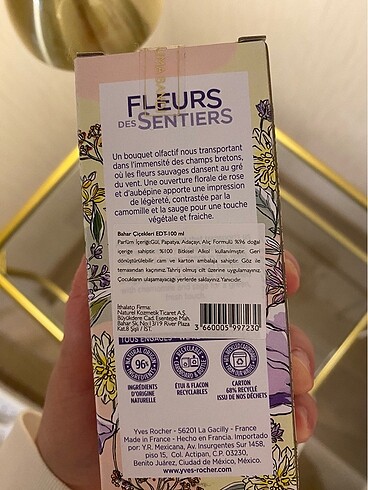 Beden YVES ROCHER BAHAR ÇİÇEKLERİ EDT PARFÜM