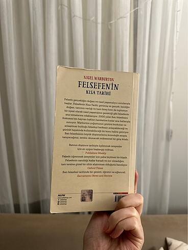  2. El kitap Felsefenin kısa tarihi nigel warburton