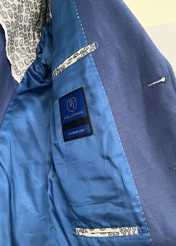 Mavi Modern Klasik Erkek Takım Elbise - Görsel 3