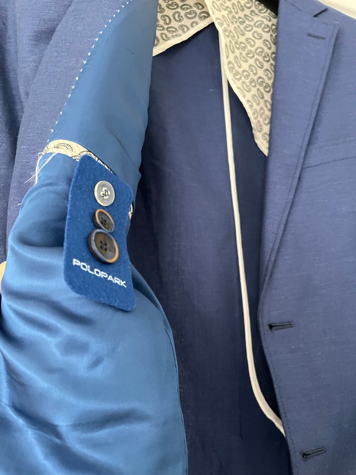 Mavi Modern Klasik Erkek Takım Elbise - Görsel 2