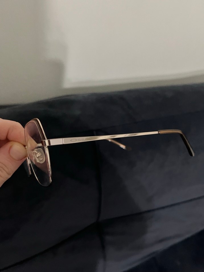 Bej Şeffaf Kadın Gözlüğü Minimalist Tasarım - Görsel 3