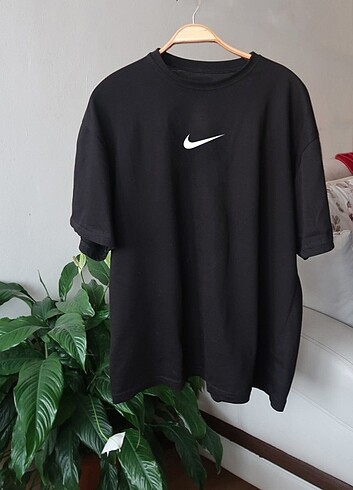 2 adet Nike baskılı oversize tişört