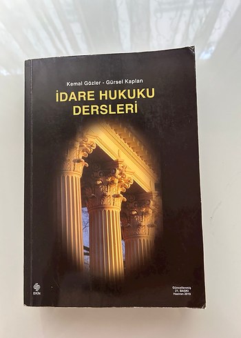 İdare Hukuku Dersleri Kitabı