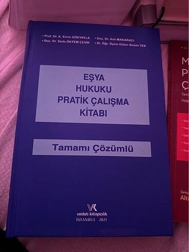 Eşya Hukuku pratik çalışma kitabı Emre Gökyayla