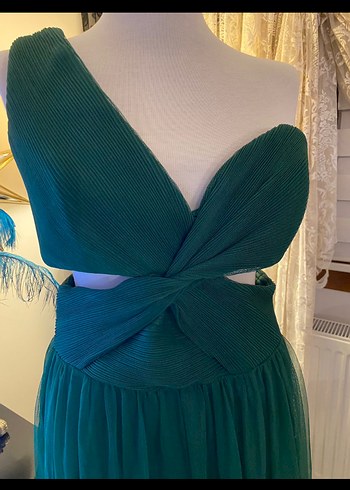 Trendyol yeşil abiye - Görsel 5