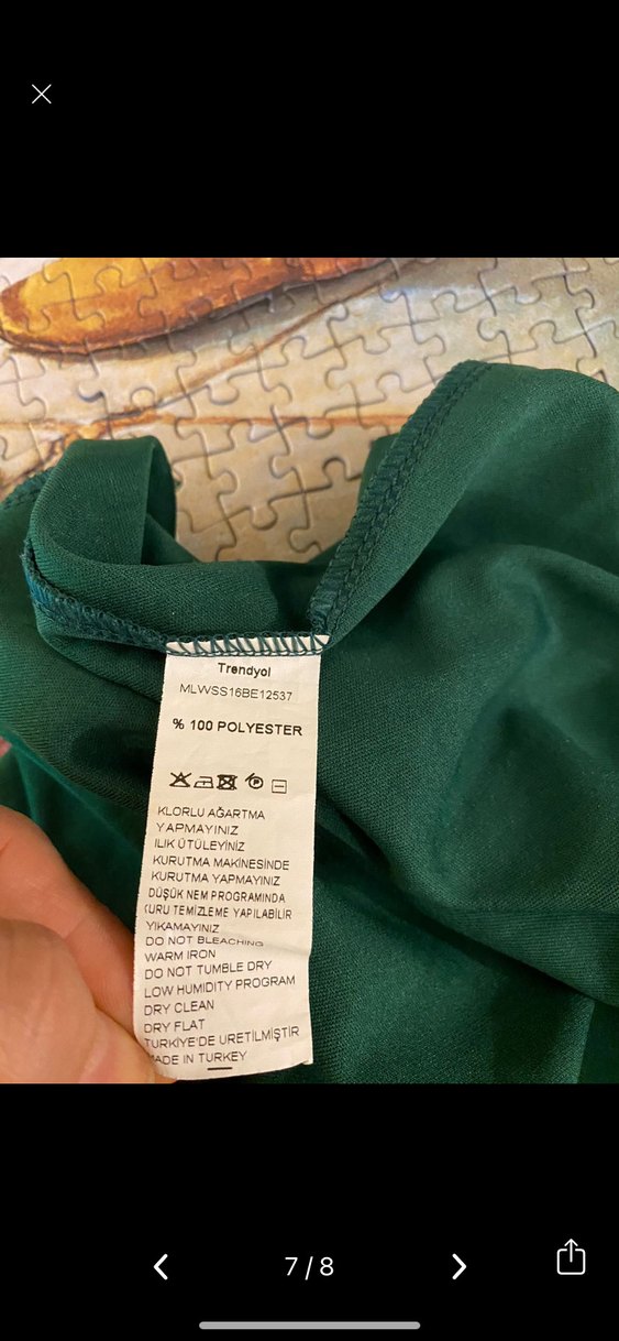 Trendyol yeşil abiye - Görsel 4