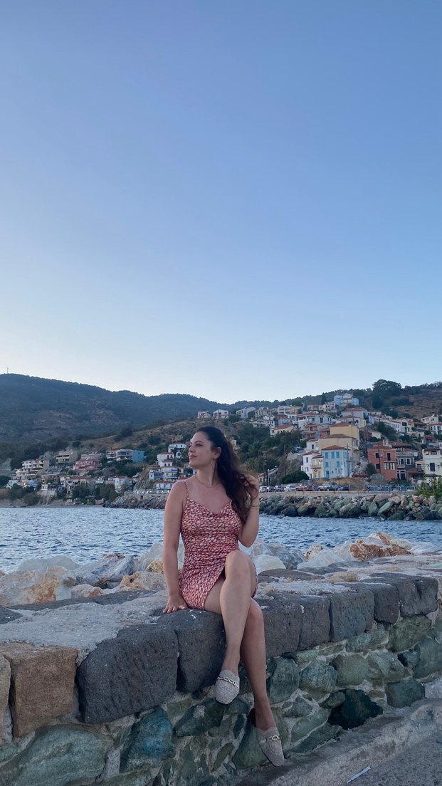 Pembe Leopar Desenli Mini Elbise - Görsel 3