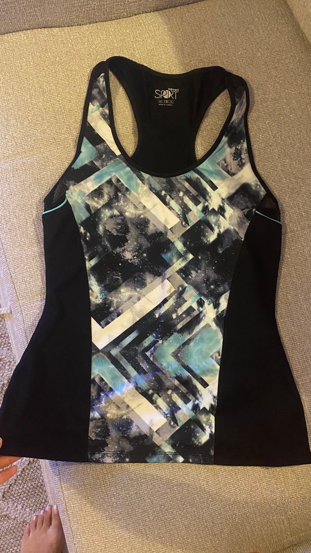 Siyah Koton Sport Tişört - Görsel 4