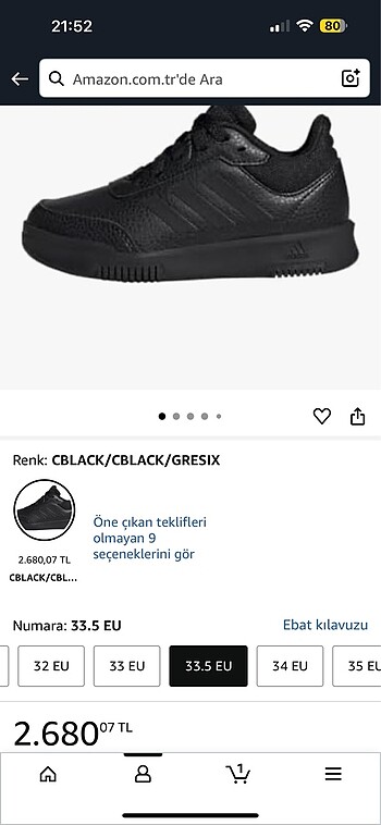 Adidas Adidas çocuk ayakkabı