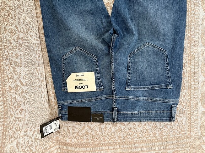 33 Beden mavi Renk Only&Sons erkek kot pantolon